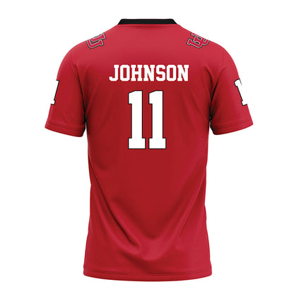 Utah - NCAA Football : Ricky Johnson - Red Football Jersey-1