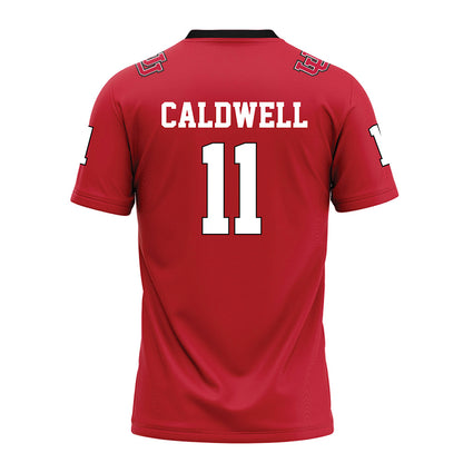 Utah - NCAA Football : Rock Caldwell - Red Football Jersey-1