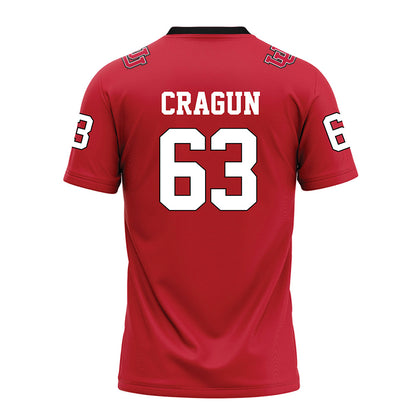 Utah - NCAA Football : Tanner Cragun - Red Football Jersey-1