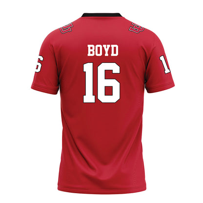 Utah - NCAA Football : Morley Boyd - Red Football Jersey-1