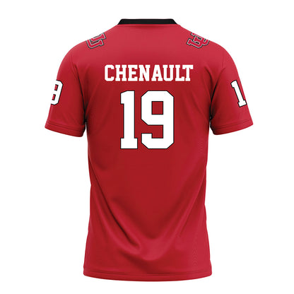 Utah - NCAA Football : James Chenault - Red Football Jersey-1