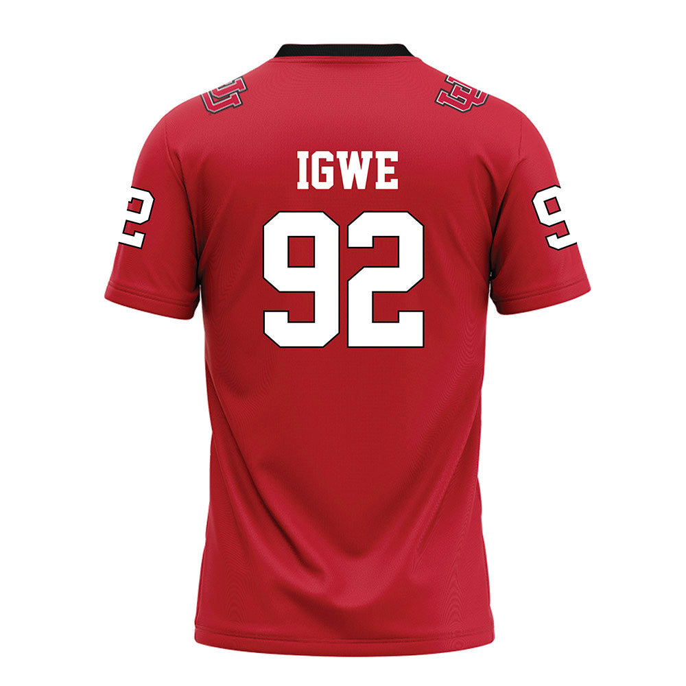 Utah - NCAA Football : Nicholas Igwe - Red Football Jersey-1