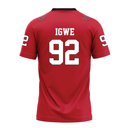 Utah - NCAA Football : Nicholas Igwe - Red Football Jersey-1