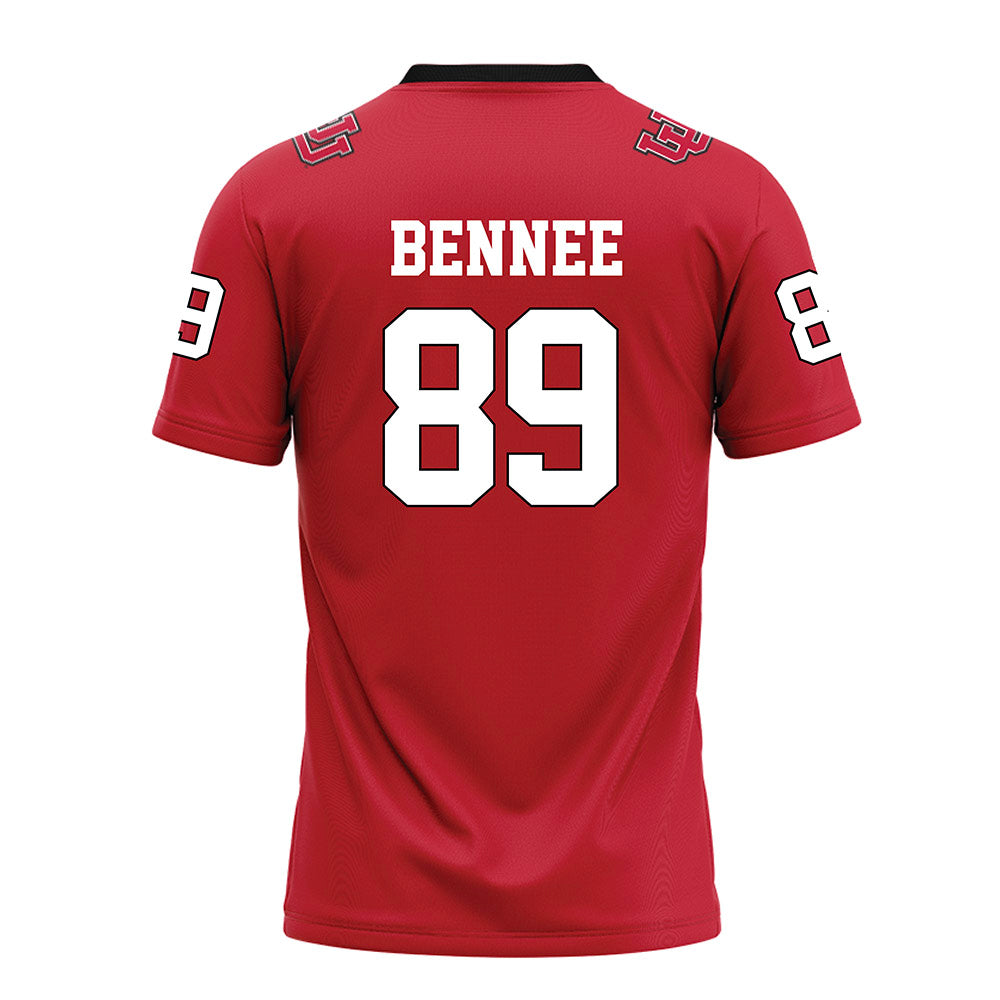 Utah - NCAA Football : Noah Bennee - Red Football Jersey-1