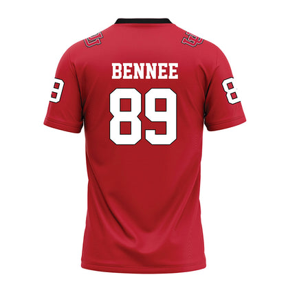 Utah - NCAA Football : Noah Bennee - Red Football Jersey-1