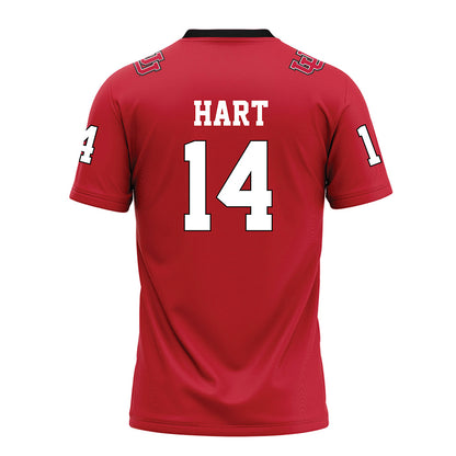 Utah - NCAA Football : JC Hart - Red Football Jersey-1