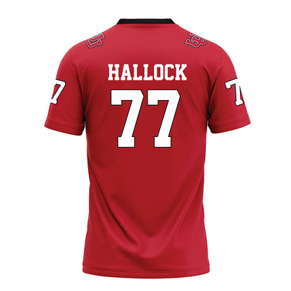 Utah - NCAA Football : Nick Hallock - Red Football Jersey-1