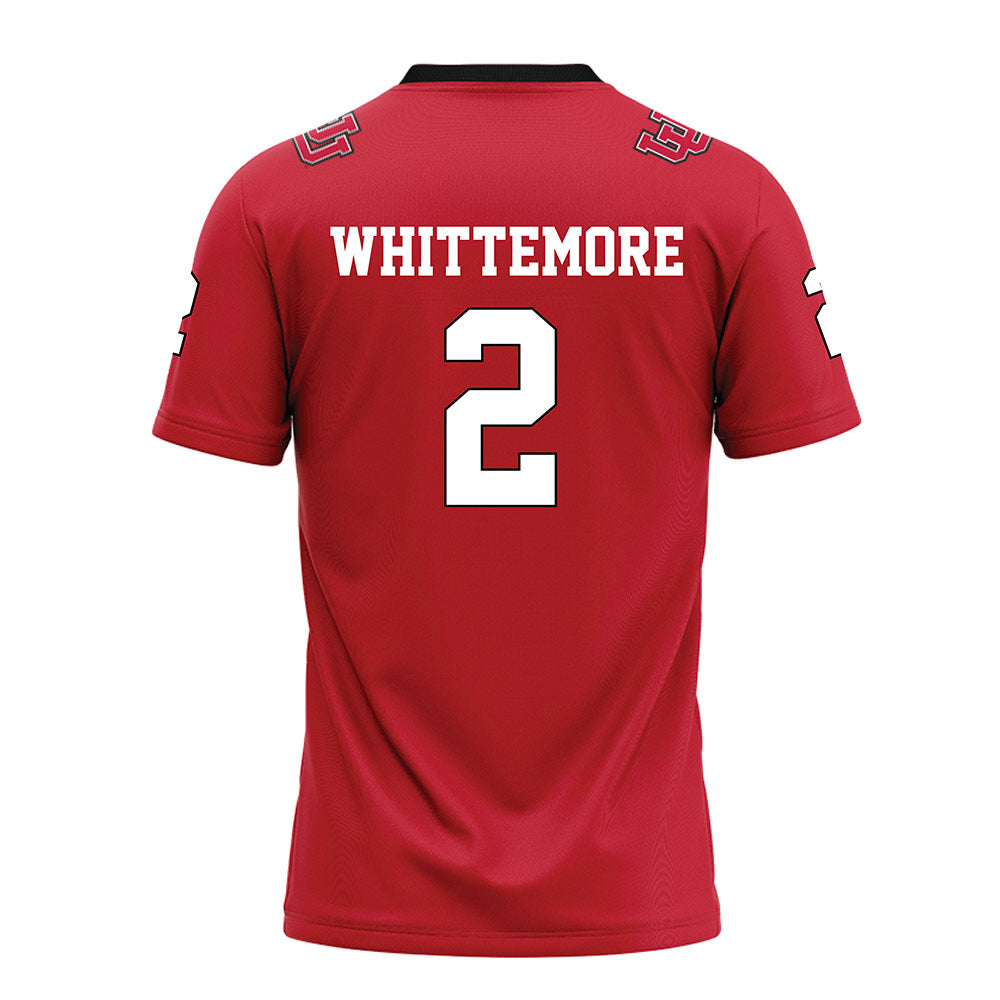 Utah - NCAA Football : Creed Whittemore - Red Football Jersey-1