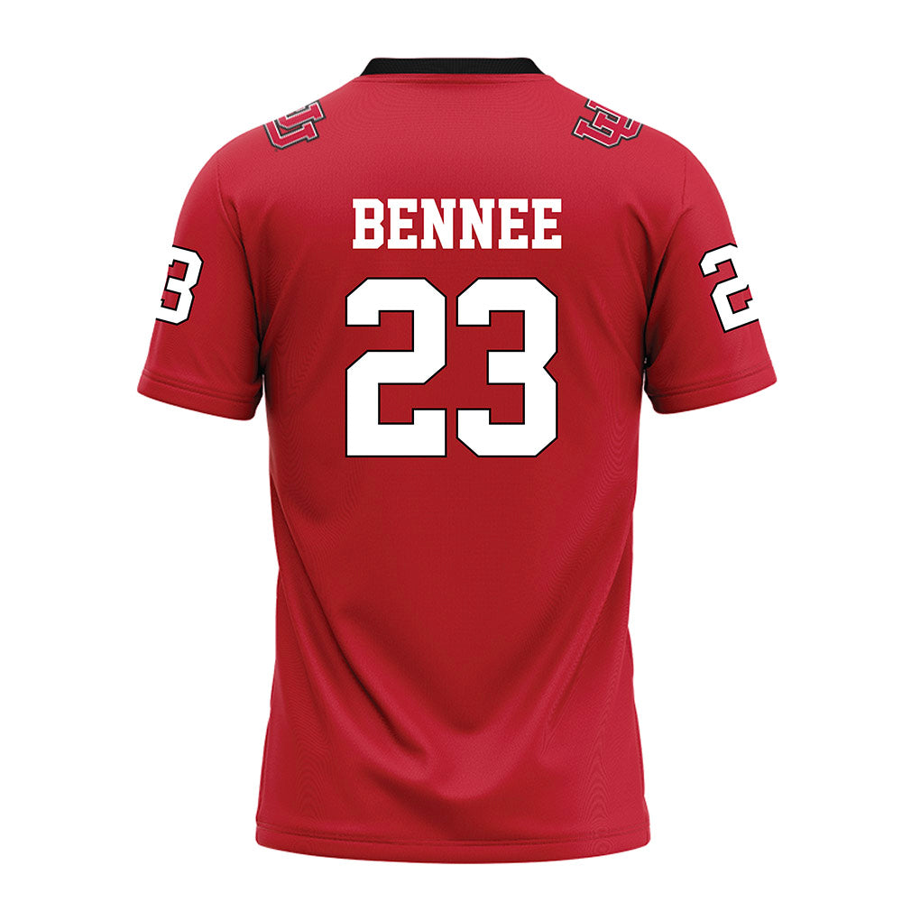 Utah - NCAA Football : Jackson Bennee - Red Football Jersey-1