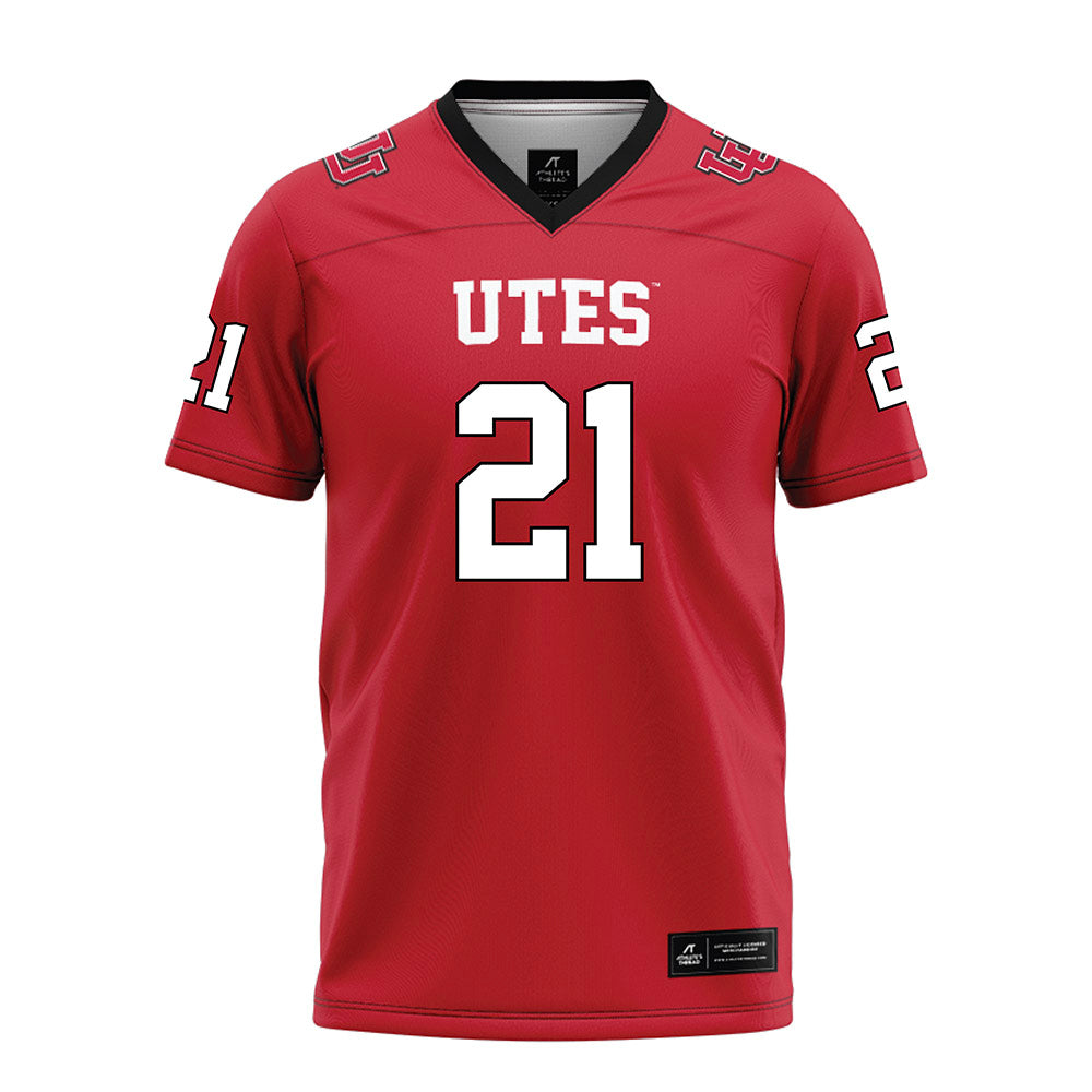 Utah - NCAA Football : LaMarcus Bell - Red Football Jersey-0