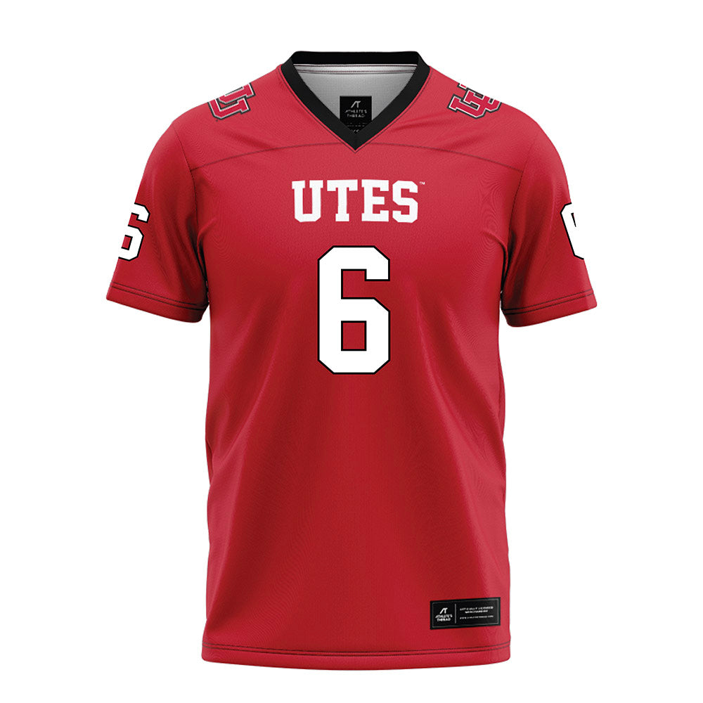 Utah - NCAA Football : Daidren Zipperer - Red Football Jersey-0