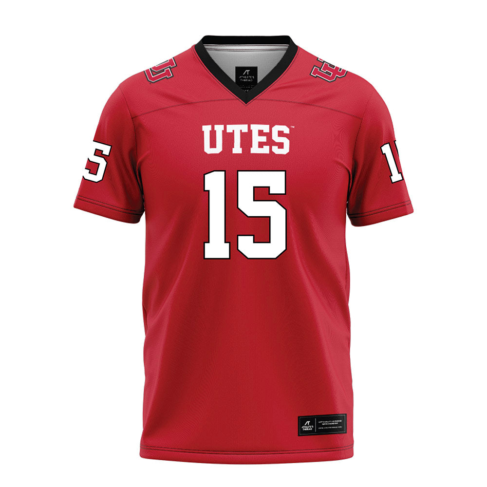 Utah - NCAA Football : Lance Holtzclaw - Red Football Jersey-0