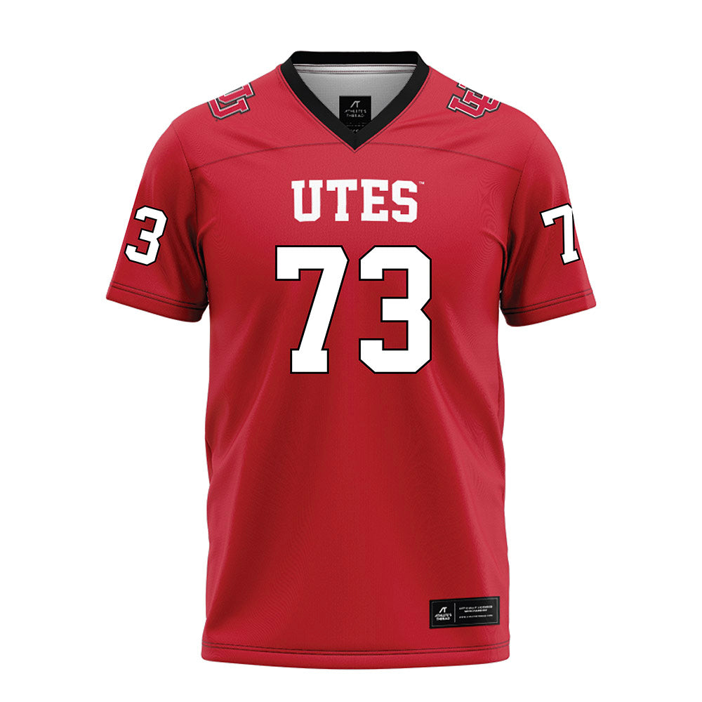 Utah - NCAA Football : Cedric Jefferson - Red Football Jersey-0