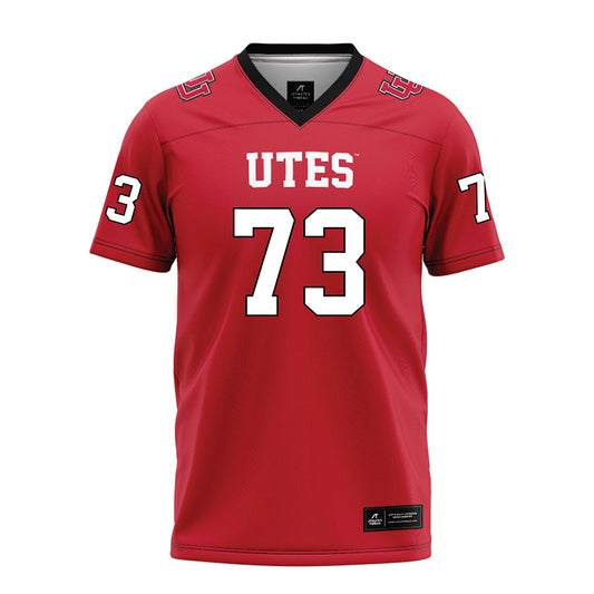 Utah - NCAA Football : Cedric Jefferson - Red Football Jersey-0
