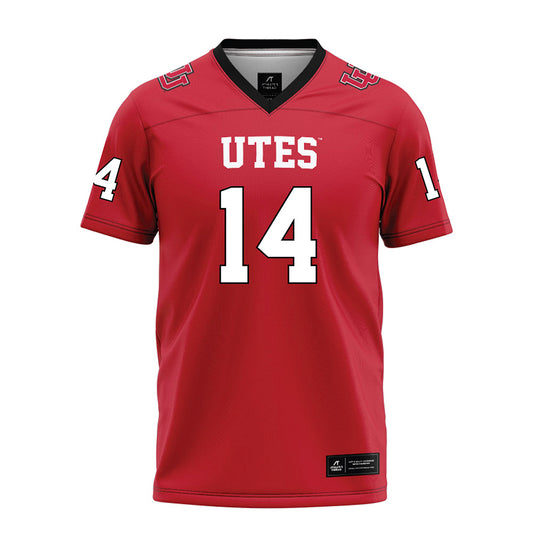 Utah - NCAA Football : JC Hart - Red Football Jersey-0