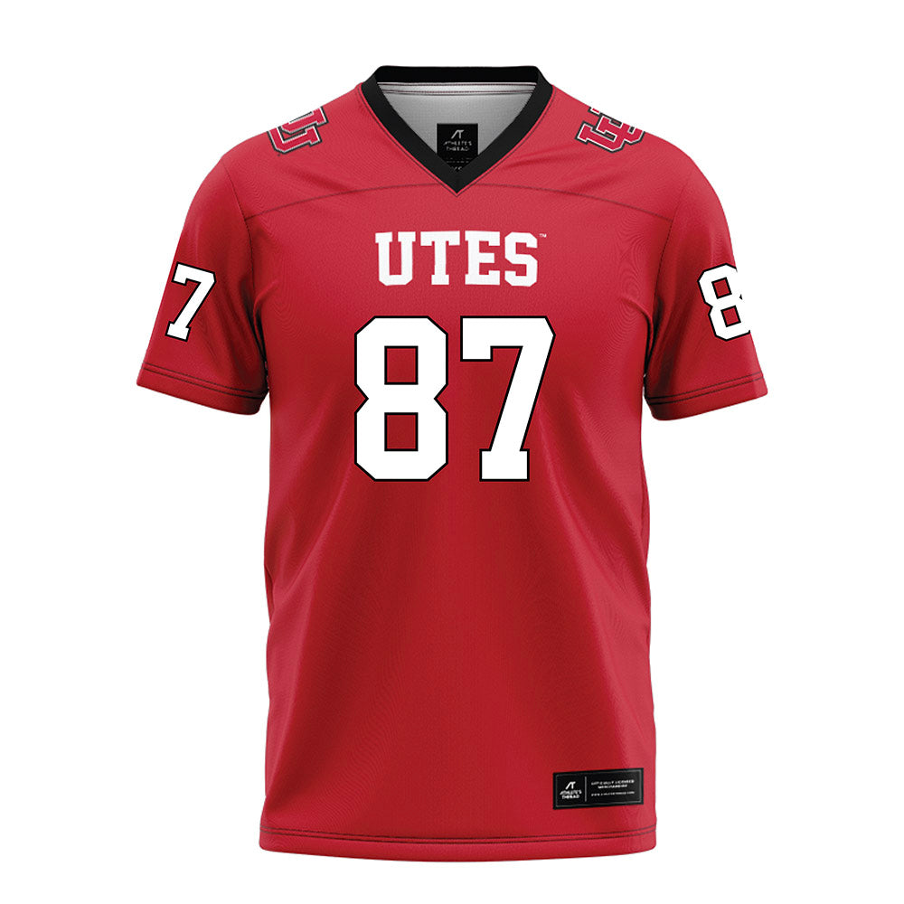 Utah - NCAA Football : Mitch Nielsen - Red Football Jersey-0