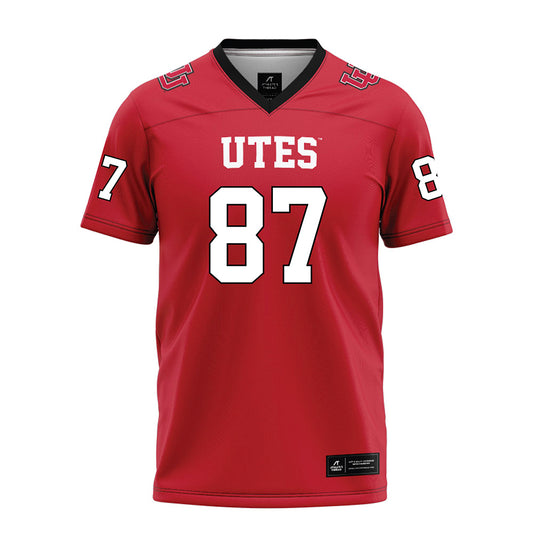 Utah - NCAA Football : Mitch Nielsen - Red Football Jersey-0