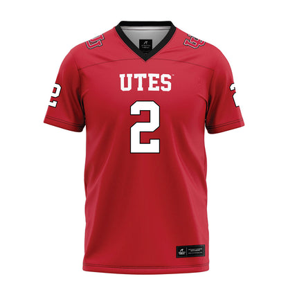 Utah - NCAA Football : Creed Whittemore - Red Football Jersey-0