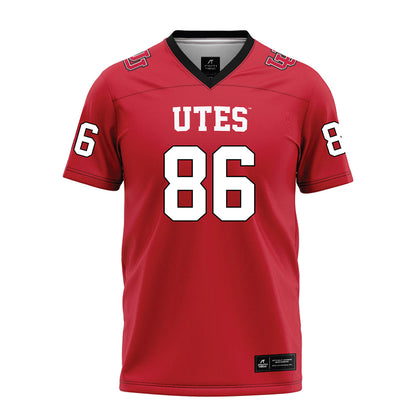 Utah - NCAA Football : Will Monney - Red Football Jersey-0