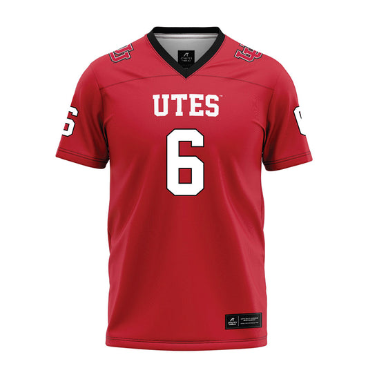 Utah - NCAA Football : Nate Ritchie - Red Football Jersey-0