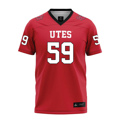 Utah - NCAA Football : Devin Entsminger - Red Football Jersey-0