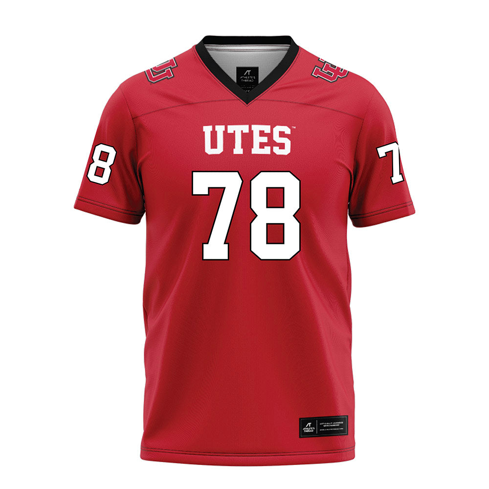 Utah - NCAA Football : Taniela Pepa - Red Football Jersey-0