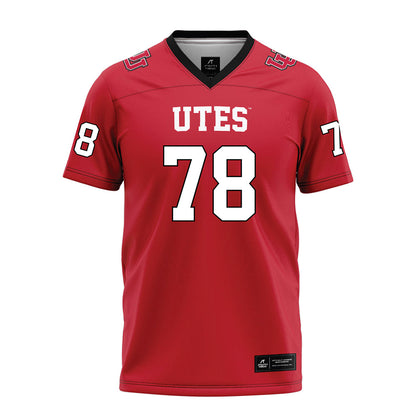 Utah - NCAA Football : Taniela Pepa - Red Football Jersey-0
