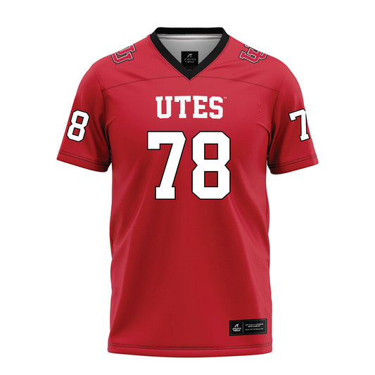 Utah - NCAA Football : Taniela Pepa - Red Football Jersey-0