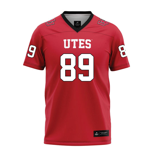Utah - NCAA Football : Noah Bennee - Red Football Jersey-0