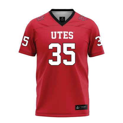 Utah - NCAA Football : Preston Pitts - Red Football Jersey-0