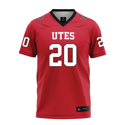 Utah - NCAA Football : Mateaki Helu - Red Football Jersey-0
