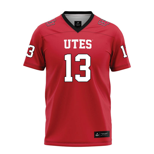 Utah - NCAA Football : Elijah Reed - Red Football Jersey-0