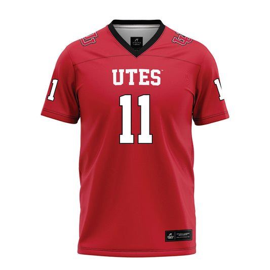 Utah - NCAA Football : Ricky Johnson - Red Football Jersey-0
