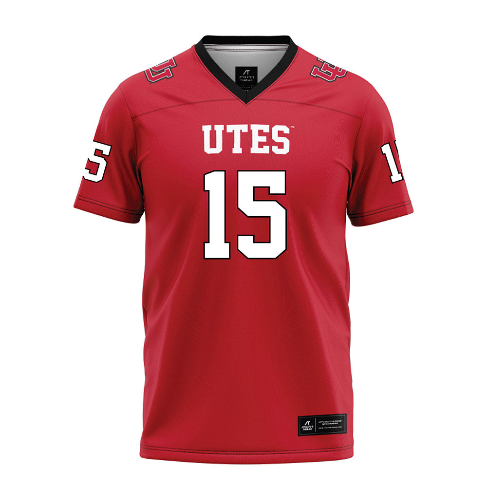 Utah - NCAA Football : Lance Holtzclaw - Red Football Jersey-0