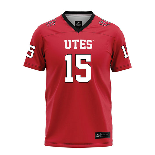Utah - NCAA Football : Lance Holtzclaw - Red Football Jersey-0