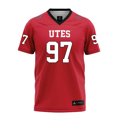 Utah - NCAA Football : Lucas Samsula - Red Football Jersey-0