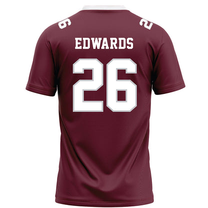 Mississippi State - NCAA Football : Emily Edwards - Maroon Football Jersey-1
