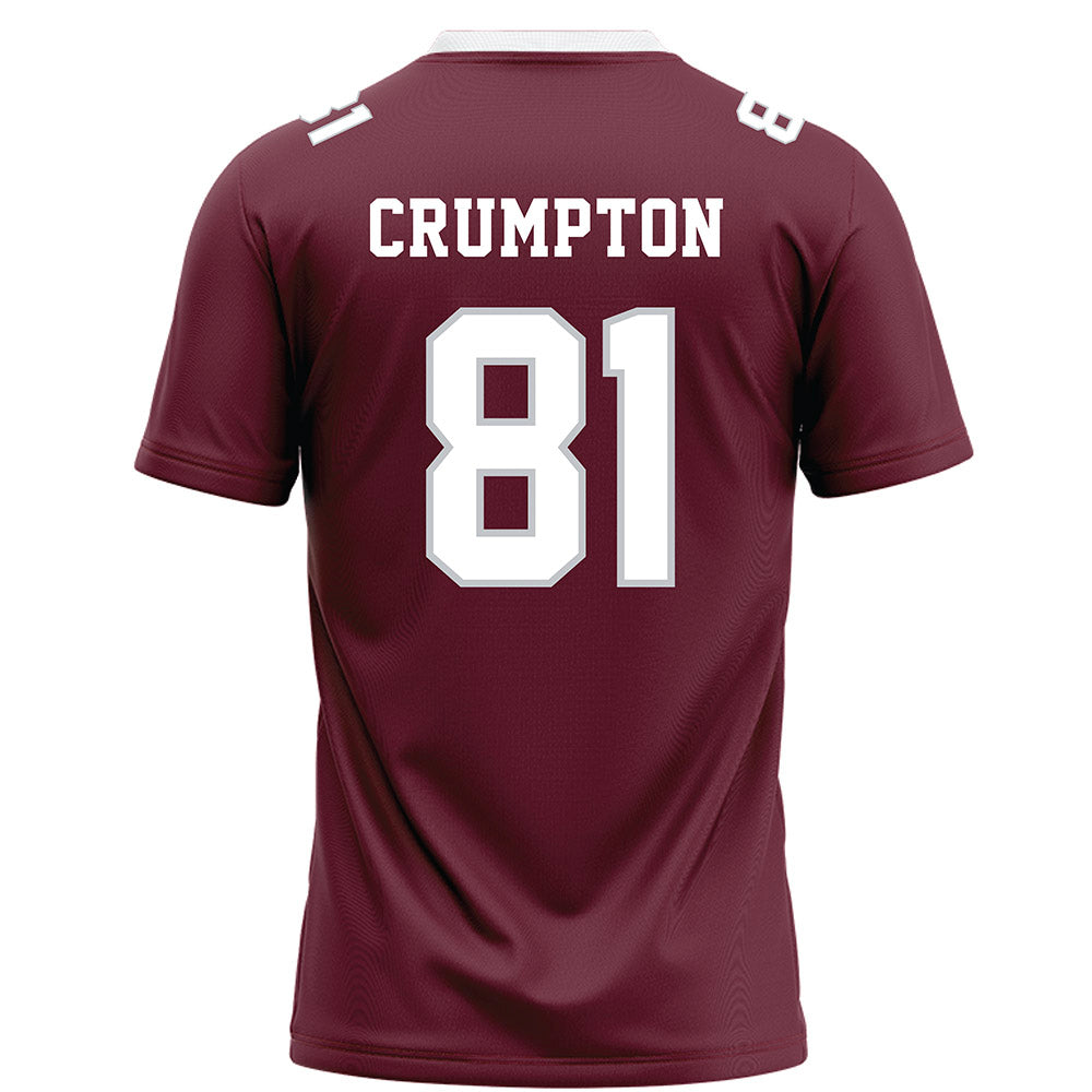 Mississippi State - NCAA Football : Zion Crumpton - Maroon Football Jersey-1