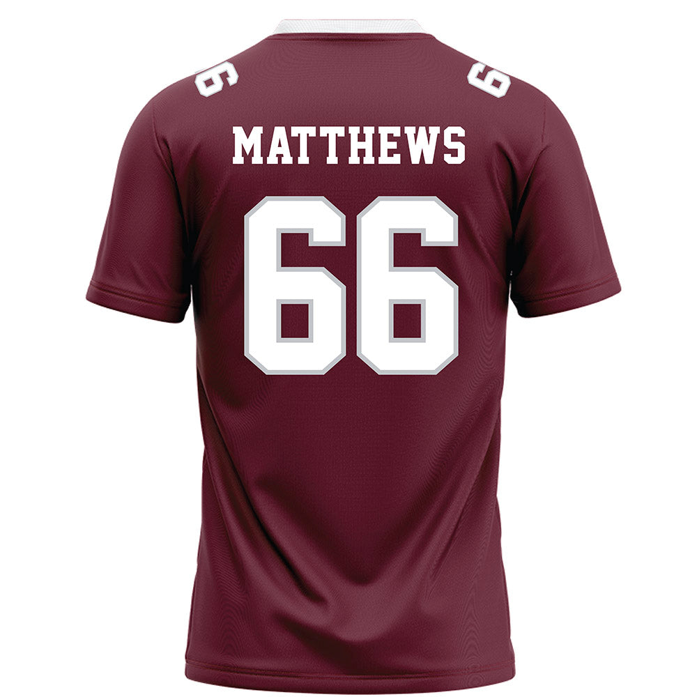 Mississippi State - NCAA Football : Ja'Elyne Matthews - Maroon Football Jersey-1