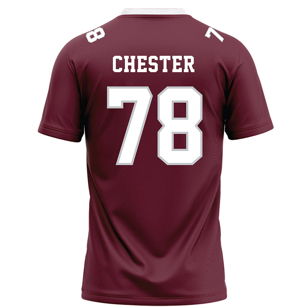 Mississippi State - NCAA Football : Dj Chester - Maroon Football Jersey-1