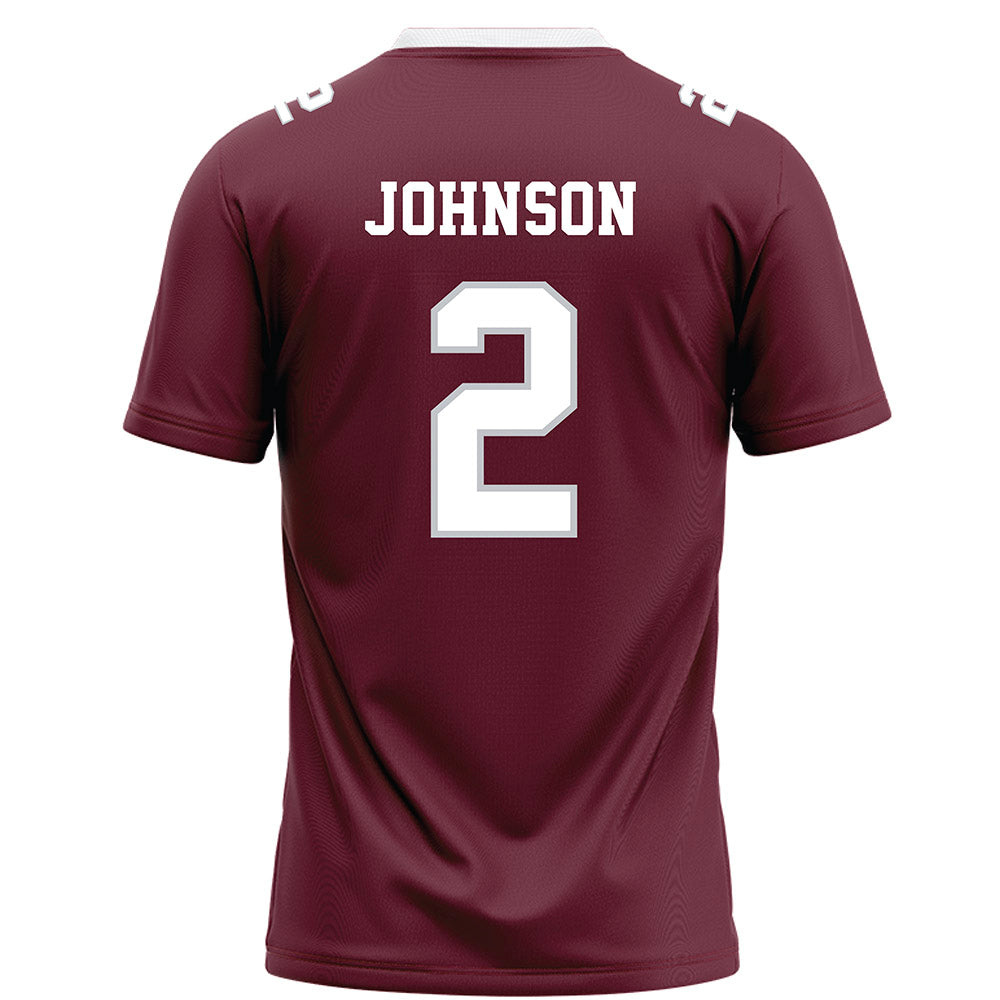 Mississippi State - NCAA Football : Marquis Johnson - Maroon Football Jersey-1