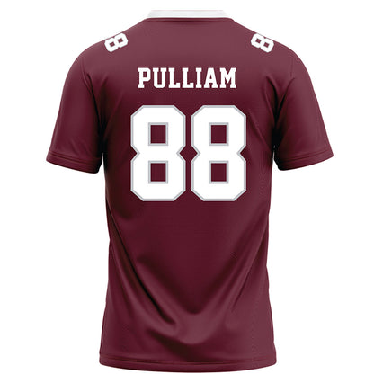 Mississippi State - NCAA Football : Ethan Pulliam - Maroon Football Jersey-1
