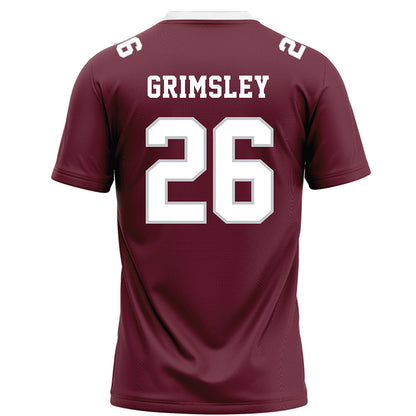 Mississippi State - NCAA Football : Jamroc Grimsley - Maroon Football Jersey-1
