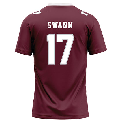 Mississippi State - NCAA Football : AJ Swann - Maroon Football Jersey-1