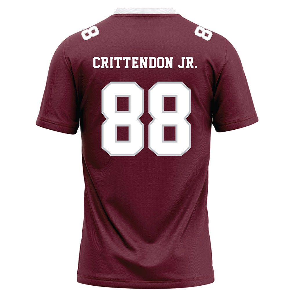 Mississippi State - NCAA Football : Tico Crittendon Jr. - Maroon Football Jersey-1