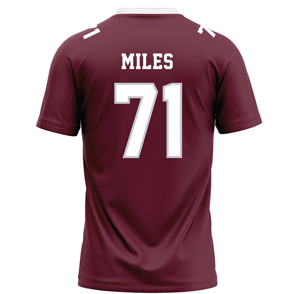 Mississippi State - NCAA Football : Saquon Miles - Maroon Football Jersey-1