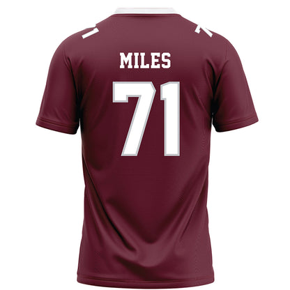 Mississippi State - NCAA Football : Saquon Miles - Maroon Football Jersey-1