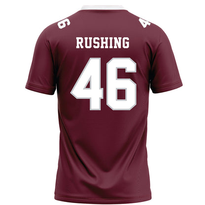 Mississippi State - NCAA Football : Kyle Rushing - Maroon Football Jersey-1