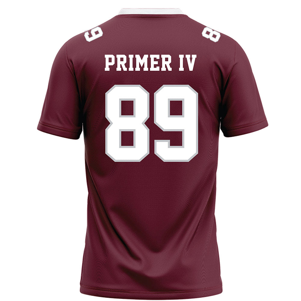 Mississippi State - NCAA Football : Jessie Primer IV - Maroon Football Jersey-1