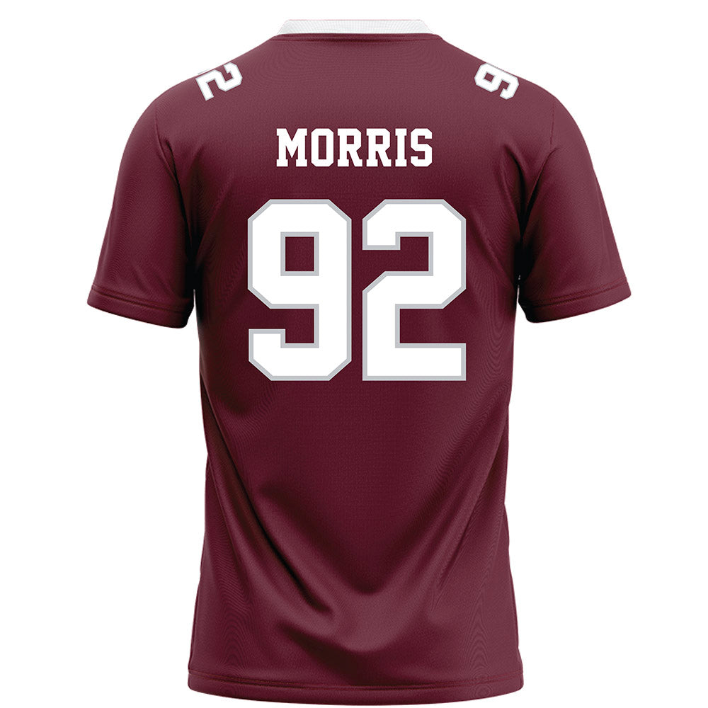 Mississippi State - NCAA Football : Kaleb Morris - Maroon Football Jersey-1